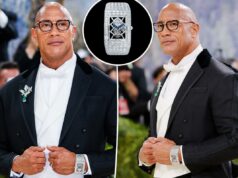 Todos os detalhes do relógio Met Gala de US $ 3,3 milhões de Dwayne ‘The Rock’ Johnson Todos os detalhes do relógio Met Gala de US $ 3,3 milhões de Dwayne 'The Rock' Johnson