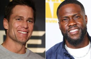 Tom Brady se vinga de Kevin Hart durante o Netflix Roast, brinca sobre o caso de Hart: ‘Não deveria falar sobre isso? Ajustar’ Tom Brady se vinga de Kevin Hart durante o Netflix Roast, brinca sobre o caso de Hart: 'Não deveria falar sobre isso? Ajustar'
