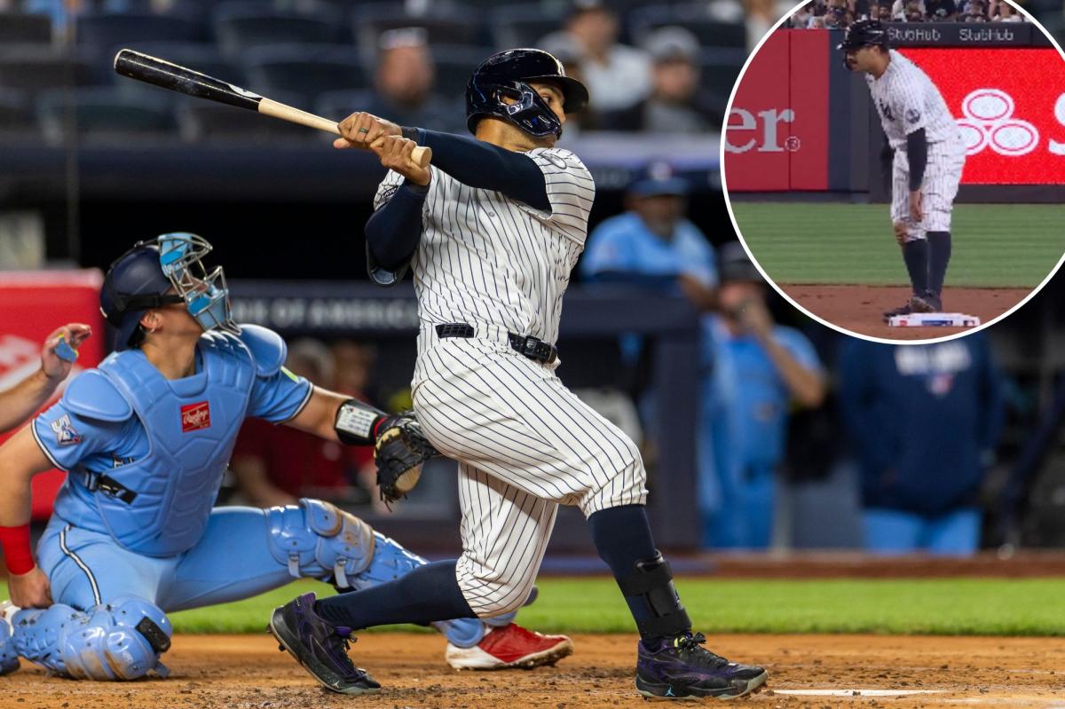 Trent Grisham saiu do jogo dos Yankees na manhã de quarta-feira.