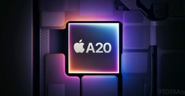 Três conclusões do relatório de chips da Apple, com uma perspectiva preocupante | Gráfico mostrando um chip Apple A20
