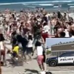Três esfaqueados enquanto centenas tomam conta das praias de Rhode Island
