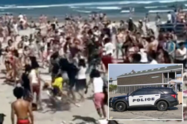 Três esfaqueados enquanto centenas tomam conta das praias de Rhode Island
