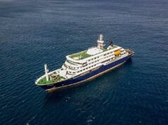 Três mortos em suspeita de surto de vírus em navio de cruzeiro no Atlântico Um mapa da BBC mostrando onde estão localizados Argentina, Cabo Verde e África do Sul