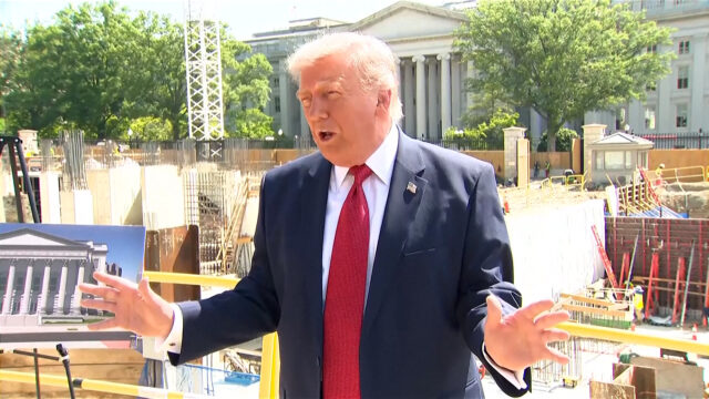 Trump apresenta novo salão de baile ‘protegido por drones’ na Casa Branca
