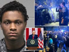 Trump ataca os ‘terríveis’ líderes democratas de Chicago depois que o motorista supostamente atropela 5 policiais durante a ‘aquisição de adolescentes’ Trump ataca os 'terríveis' líderes democratas de Chicago depois que o motorista supostamente atropela 5 policiais durante a 'aquisição de adolescentes'