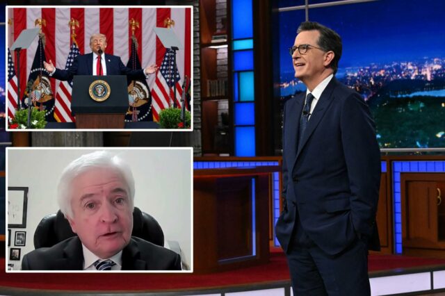 Trump estava 'pessoalmente envolvido' no cancelamento de Stephen Colbert, afirma Trump estava 'pessoalmente envolvido' no cancelamento de Stephen Colbert, afirma repórter de longa data