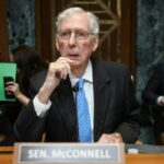 Senator Mitch McConnell at a hearing on Capitol Hill in Washington D.C. on Tuesday.