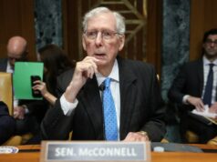 Trump exige que funcionário do Partido Republicano seja demitido por fazer Mitch McConnell parecer ‘fora de si’ Senator Mitch McConnell at a hearing on Capitol Hill in Washington D.C. on Tuesday.