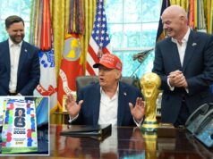 Trump rasga preços de ingressos para a Copa do Mundo em US$ 1.000, diz ao The Post: ‘Eu também não pagaria, para ser honesto’ Trump rasga preços de ingressos para a Copa do Mundo em US$ 1.000, diz ao The Post: ‘Eu também não pagaria, para ser honesto’