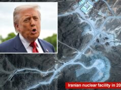 Trump responde com advertência depois que o Irã se recusa a discutir o programa nuclear na última oferta de paz: ‘Eles não vão mais rir’ O ex-presidente dos EUA, Donald Trump, fala com jornalistas antes de embarcar no Marine One.
