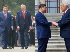 Trump, semelhante a um ‘Leão’, implementa um ‘movimento de poder’ enquanto ele e Xi mostram ‘afeto genuíno’ durante a histórica cúpula da China: especialista em linguagem corporal Trump, semelhante a um 'Leão', implementa um 'movimento de poder' enquanto ele e Xi mostram 'afeto genuíno' durante a histórica cúpula da China: especialista em linguagem corporal