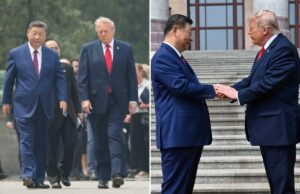 Trump, semelhante a um ‘Leão’, implementa um ‘movimento de poder’ enquanto ele e Xi mostram ‘afeto genuíno’ durante a histórica cúpula da China: especialista em linguagem corporal Trump, semelhante a um 'Leão', implementa um 'movimento de poder' enquanto ele e Xi mostram 'afeto genuíno' durante a histórica cúpula da China: especialista em linguagem corporal