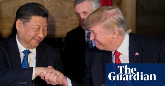 Trump vai à China para espalhar o evangelho da tecnologia americana enquanto imita Xi Jinping na IA
