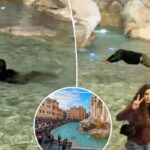 Turista da Nova Zelândia mergulha de cabeça na Fontana di Trevi – e turistas ficam chateados: ‘É desrespeitoso’
