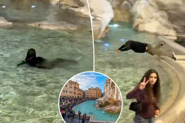 Turista da Nova Zelândia mergulha de cabeça na Fontana di Trevi – e turistas ficam chateados: ‘É desrespeitoso’
