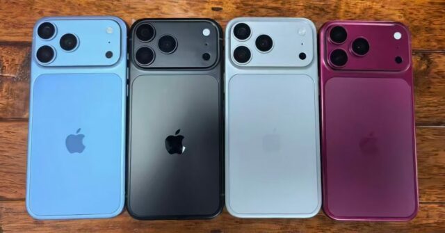 Unidades fictícias do iPhone 18 Pro revelam quatro opções de cores (Galeria)
