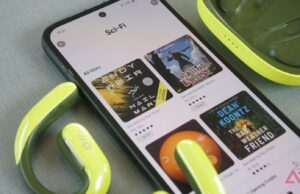 Usuários do Audible relatam consumo massivo de dados de celular devido a um bug que substitui downloads somente WiFi O aplicativo Audible com um audiolivro aberto