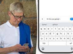 Usuários enfurecidos do iPhone afirmam que o recurso de autocorreção da Apple se tornou desonesto: ‘Por favor, conserte isso!’ Composto de erro de digitação de texto e usuária furiosa.