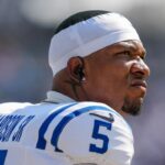 Anthony Richardson Sr. #5 of the Indianapolis Colts