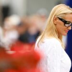 Vanessa Trump arrives at the golf course during the final round of the Cadillac Championship 2026 at Trump National Doral Miami on May 3 in Doral, Florida. (Photo by Cliff Hawkins/Getty Images)