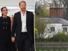 Vestígios finais do Príncipe Harry e Meghan Markle serão apagados de Frogmore Cottage enquanto a reforma de US$ 2,8 milhões é revertida 3 anos após o despejo Vestígios finais do Príncipe Harry e Meghan Markle serão apagados de Frogmore Cottage enquanto a reforma de US$ 2,8 milhões é revertida 3 anos após o despejo
