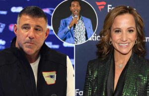 Veterano de 12 anos da NFL faz afirmações selvagens sobre Mike Vrabel e Dianna Russini Vídeo mostra Mike Vrabel e a grávida Dianna Russini juntos em um passeio de barco