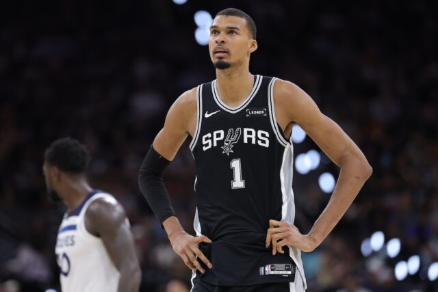 San Antonio Spurs center Victor Wembanyama