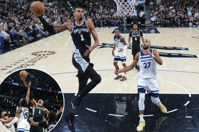 Victor Wembanyama se recupera da ejeção para impulsionar o Spurs para a derrota do Timberwolves no jogo 5
