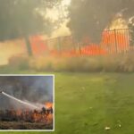 Vídeo dramático mostra a velocidade devastadora do incêndio florestal em SoCal – e a resposta rápida dos bombeiros
