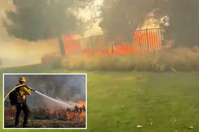 Vídeo dramático mostra a velocidade devastadora do incêndio florestal em SoCal – e a resposta rápida dos bombeiros
