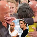 Vin Diesel chora por Paul Walker em Cannes - e abraça Meadow, filha da falecida co-estrela de 'Velozes e Furiosos'