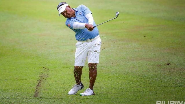Antonio Lascuña dispara oito birdies na rodada de abertura sem bogey. - FOTO CONTRIBUÍDA