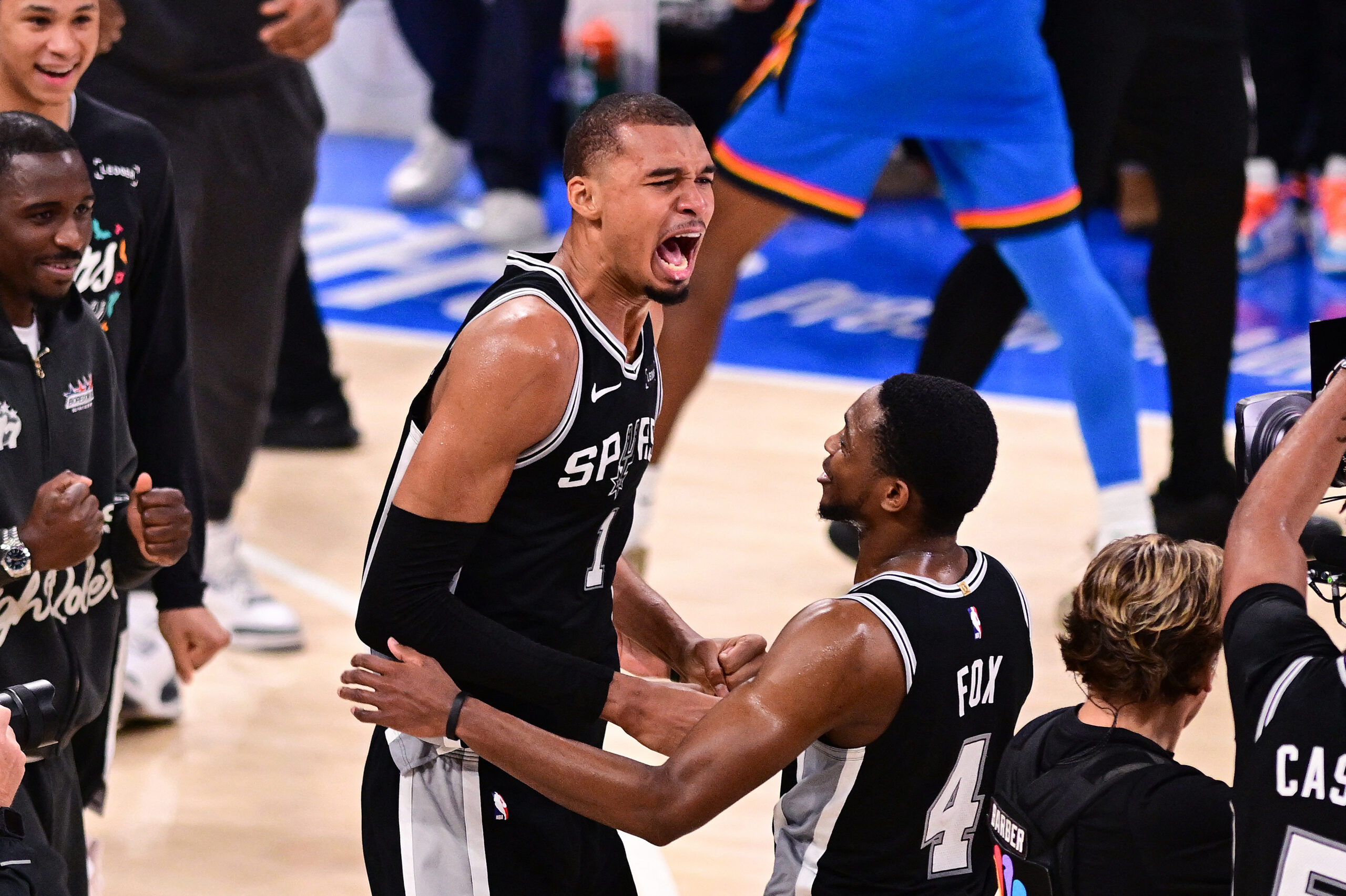 Victor Wembanyama Spurs x Thunder Jogo 7 Playoffs da NBA Finais da NBA
