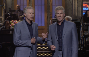 Will Ferrell confronta seu sósia durante seu monólogo no SNL Will Ferrell confronta seu sósia durante seu monólogo no SNL
