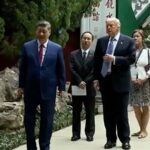 Xi mostra jardins imperiais históricos a Trump