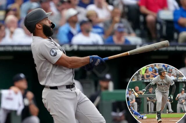 Yankees acertam 24 rebatidas para esmagar Royals em risadas muito necessárias pela terceira vitória consecutiva
