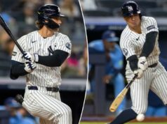 Yankees enviam Spencer Jones e Yovanny Cruz para Triple-A ao dizer sinal a Anthony Volpe Spencer Jones (78), do New York Yankees, acerta uma única na quinta entrada contra o Toronto Blue Jays no Yankee Stadium, quinta-feira, 21 de maio de 2026, no Bronx, NY.