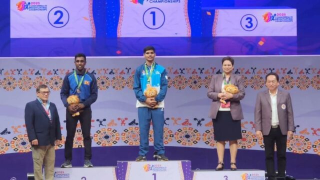 Yash, de Maharashtra, conquista três medalhas para a Índia no Campeonato Mundial Júnior de Halterofilismo
