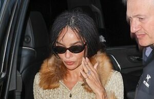 Zoe Kravitz mostra um enorme anel de noivado ao se juntar a Nicole Kidman e Serena Williams para a chamativa festa de gala pré-Met de Anna Wintour Zoe Kravitz, 37, estava entre uma série de estrelas da lista A que foram vistas chegando ao jantar de gala pré-Met de Anna Wintour na cidade de Nova York no domingo, antes da grande noite de segunda-feira.