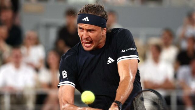 Zverev avança com segurança na segunda rodada do Aberto da Zverev avança com segurança na segunda rodada do Aberto da França