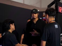dá as boas-vindas à presença crescente da Japan B.League em PH Ray Parks Jr. durante as festividades da Japan B.League Finals Week em Manila.