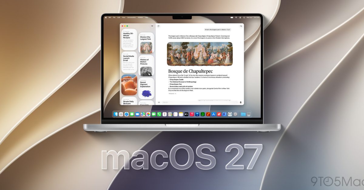 Herói do macOS 27