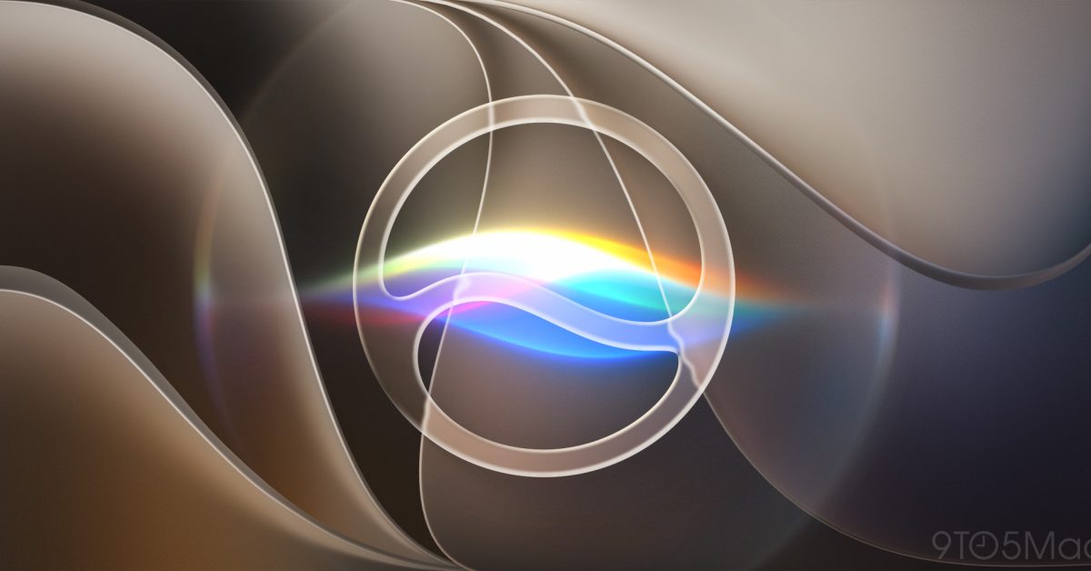 Siri AI é alimentado por modelos Gemini, mas não é Gemini – o que isso significa? | Animação Siri AI mostrada