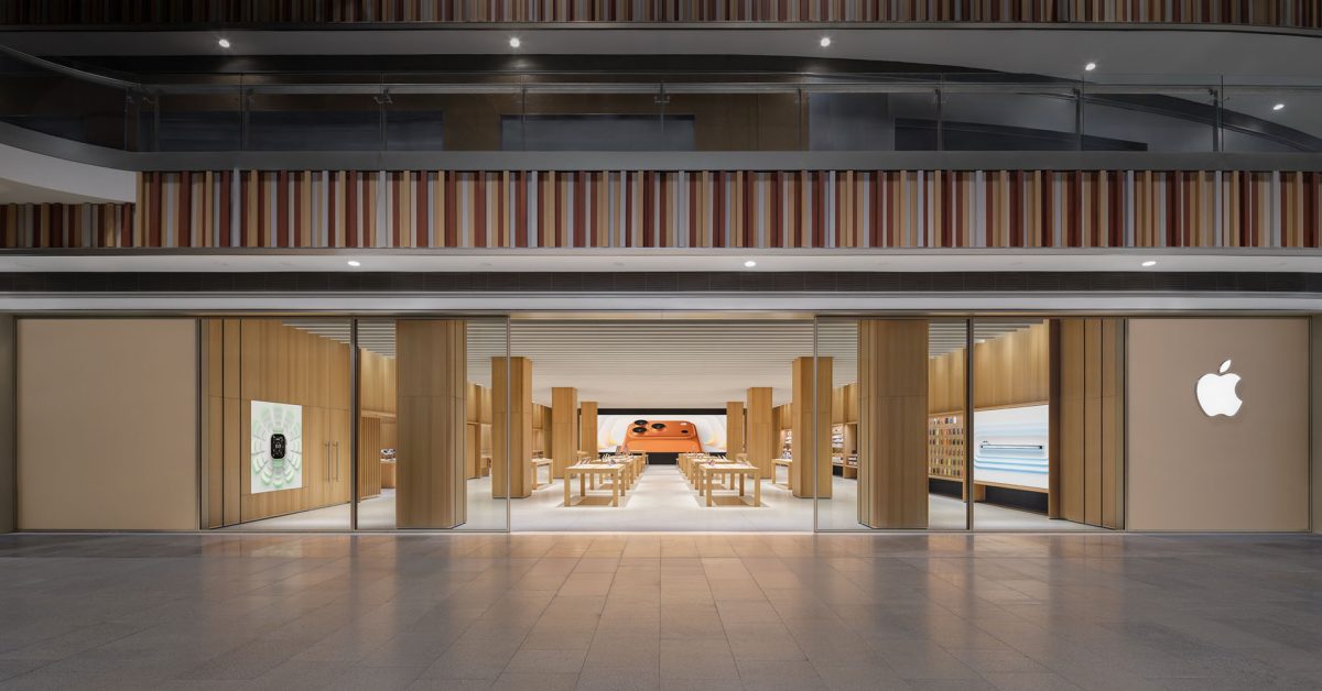 A Apple pode ter dificuldades para obter autorização para RAM chinesa, mesmo para iPhones chineses | A foto mostra uma Apple Store em Pequim