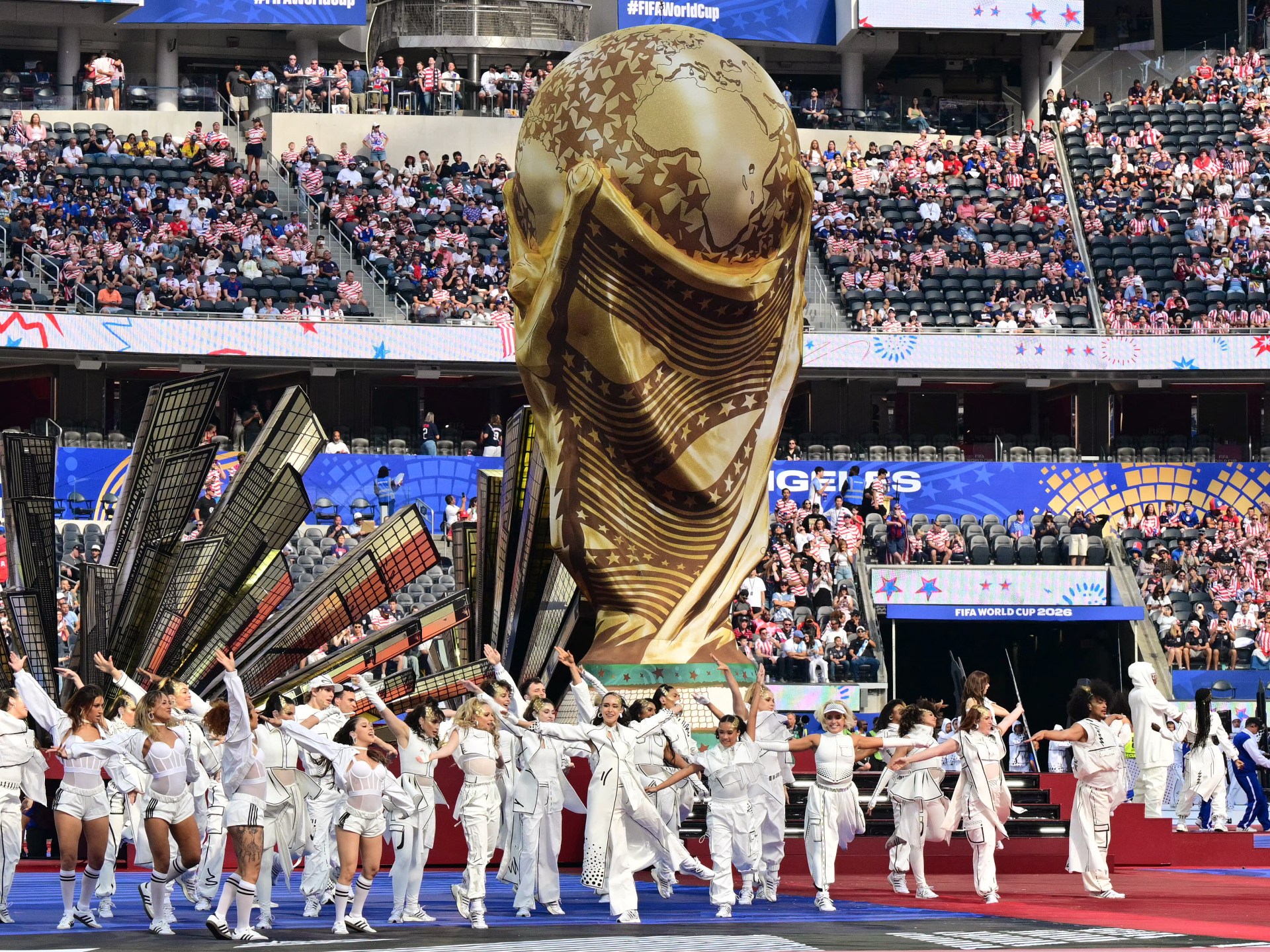 Etiqueta postal da Copa do Mundo de 2026