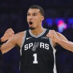 New York Knicks star Jalen Brunson celebrates during playoffs game against Philadelphia 76ers
