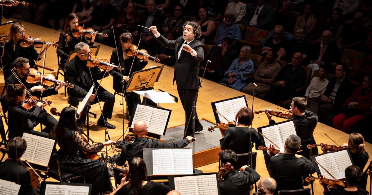 A despedida de Dudamel no Disney Hall tornou-se mais do que uma mera festa