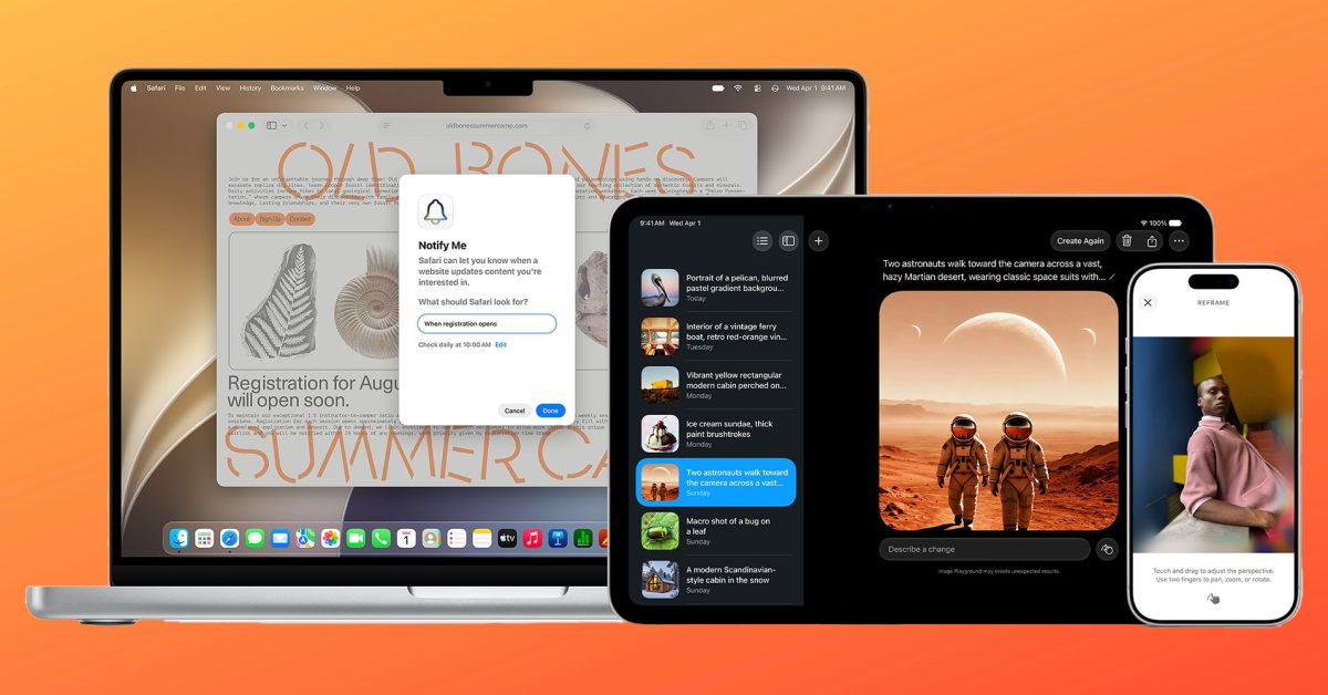 A estabilidade do primeiro desenvolvedor beta do iOS 27 conta sua própria história | Capturas de tela dos recursos do Apple Intelligence vistos no Mac, iPad e iPhone
