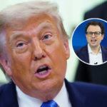 President Donald Trump speaks in the Oval Office of the White House, Wednesday, June 10, 2026, in Washington.  CEO and co-founder of Anthropic Dario Amodei speak onstage during the 2025 New York Times Dealbook Summit at Jazz at Lincoln Center on December 03, 2025 in New York City.