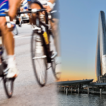 Cobertura do SBS Tour de France e imagem do resort cassino Crown Sydney usada na decisão da ACMA sobre violação de publicidade de jogos de azar durante transmissão esportiva ao vivo.